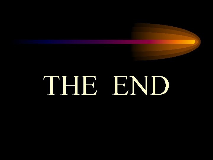 THE END 