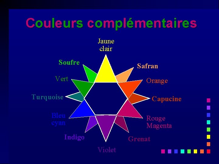 C o u l e u r s c o m p l é C o u l e u r s c o m p l é