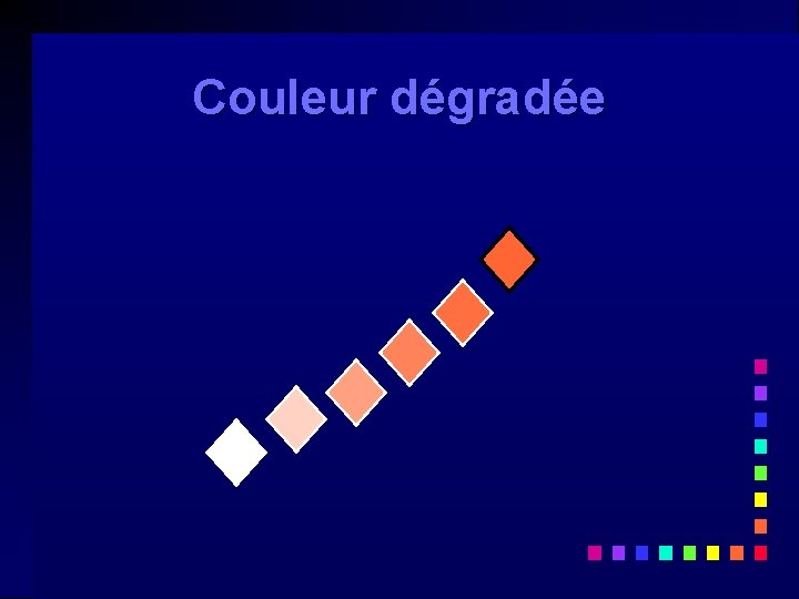 Couleur dégradée Couleur dégradée