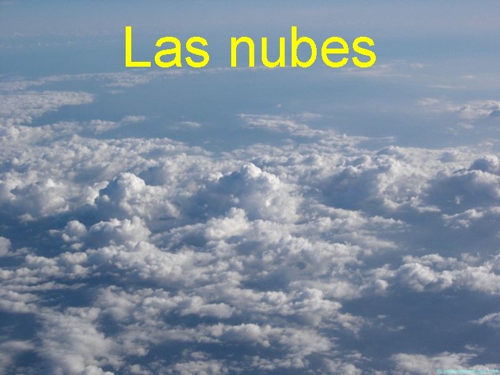 Las nubes 