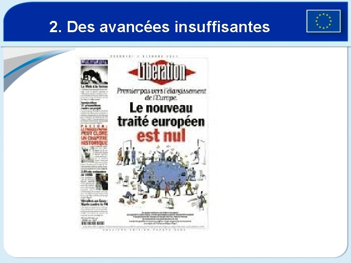 2. Des avancées insuffisantes 