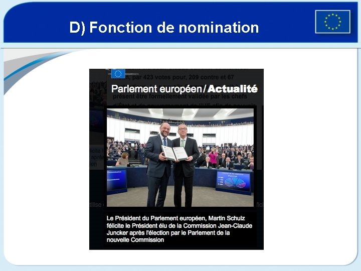 D) Fonction de nomination 