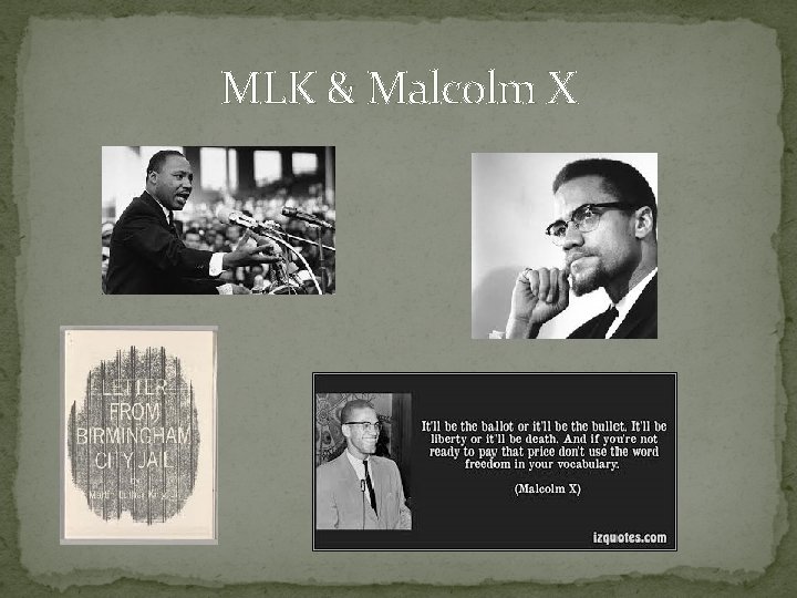 MLK & Malcolm X 