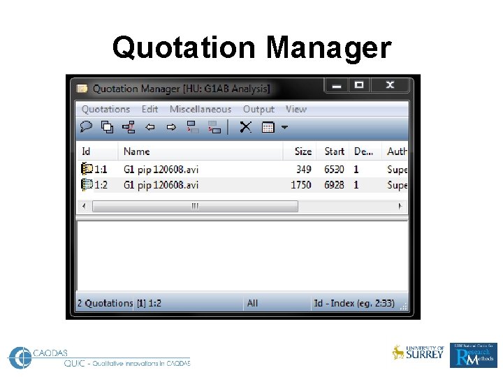 Quotation Manager 