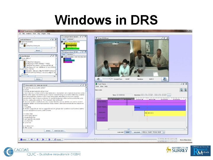 Windows in DRS 