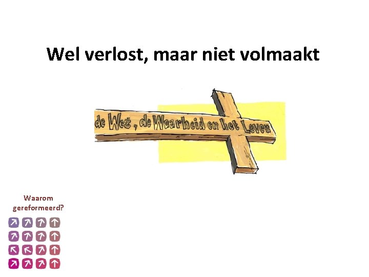 Wel verlost, maar niet volmaakt Waarom gereformeerd? 