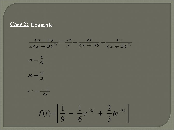 Case 2: Example 