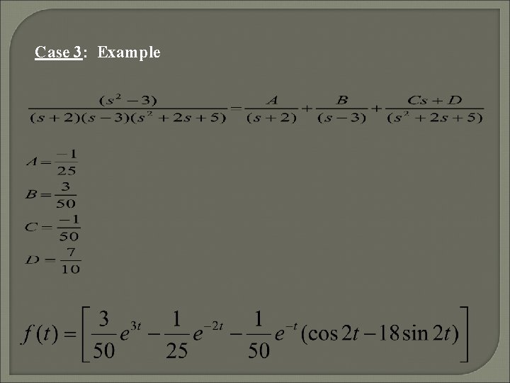 Case 3: Example 