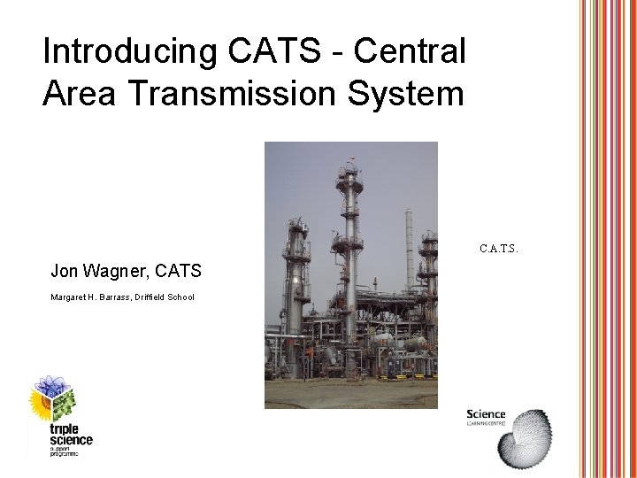 Introducing CATS - Central Area Transmission System C. A. T. S. Jon Wagner, CATS