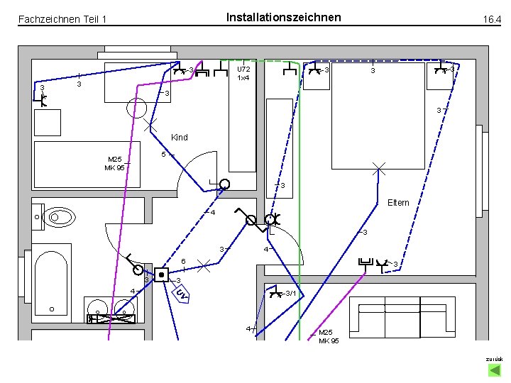 Installationszeichnen Fachzeichnen Teil 1 U 72 1 x 4 3 3 3 16. 4 Installationszeichnen Fachzeichnen Teil 1 U 72 1 x 4 3 3 3 16. 4
