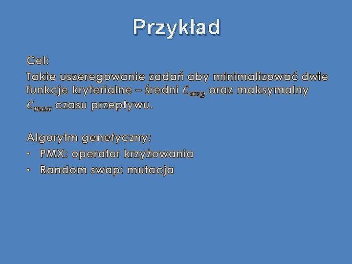 Przykład • 