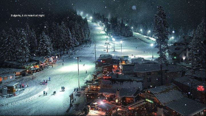 Bulgaria, A ski resort at night 18 