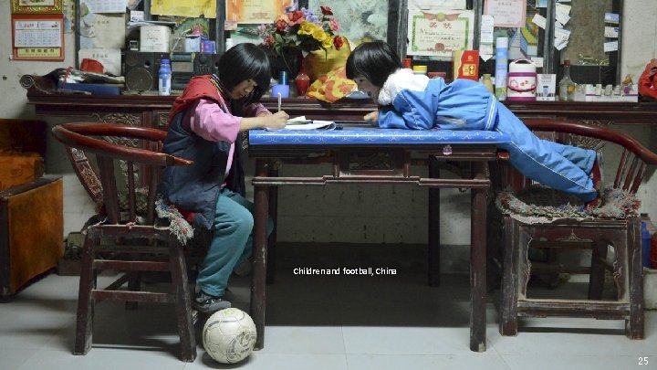 Children and football, China 25 