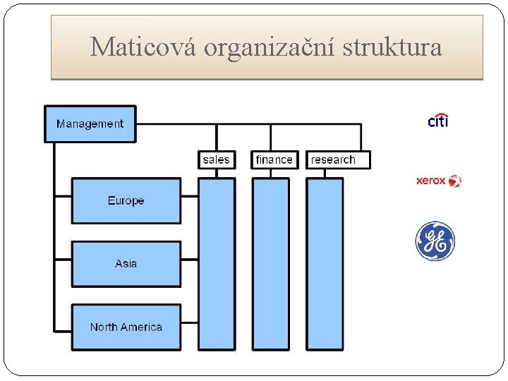 Maticová organizační struktura 