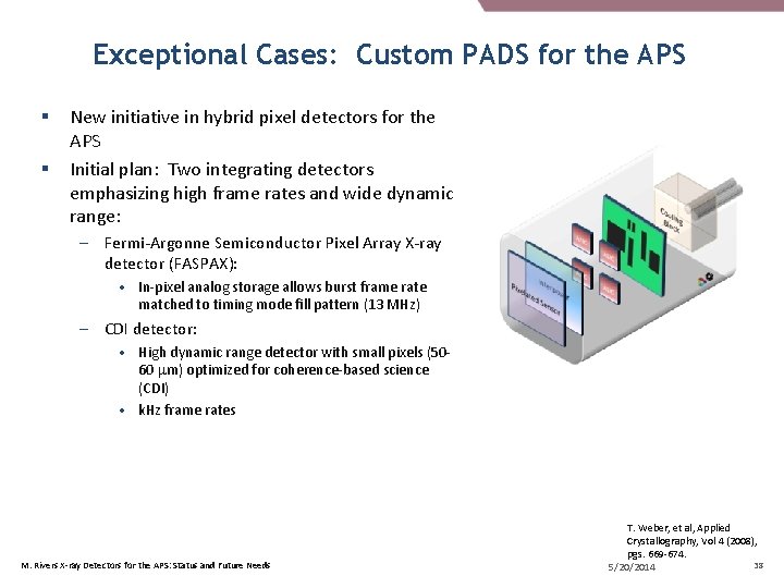 Exceptional Cases: Custom PADS for the APS § § New initiative in hybrid pixel Exceptional Cases: Custom PADS for the APS § § New initiative in hybrid pixel