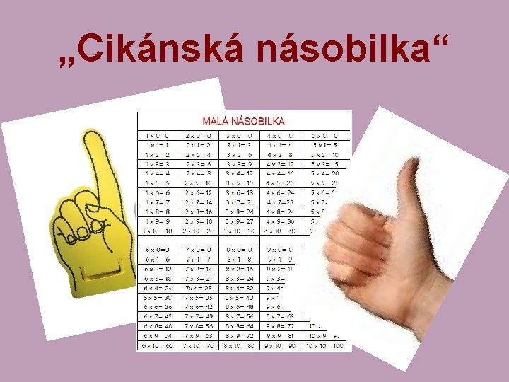 „Cikánská násobilka“ 