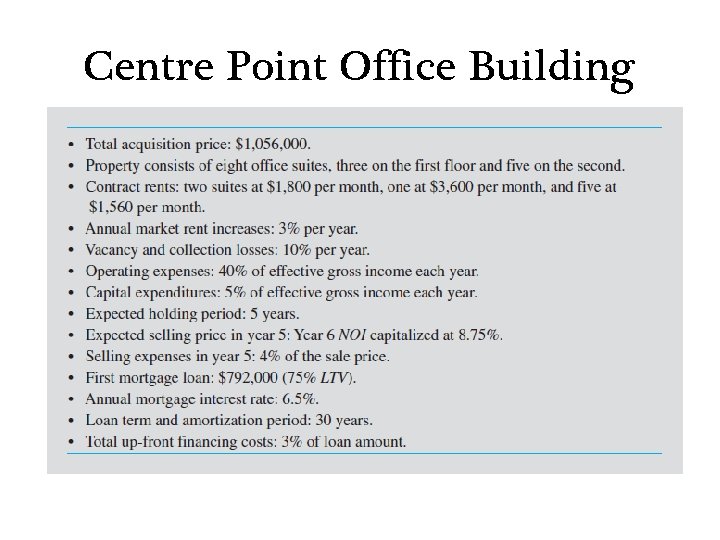 Centre Point Office Building 