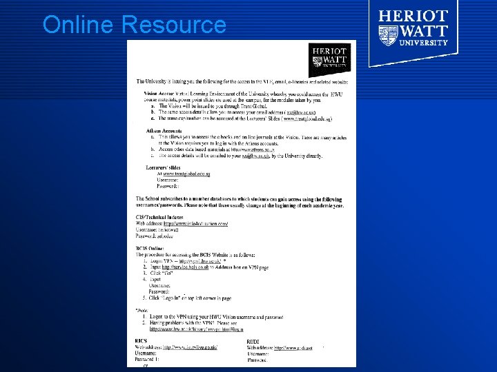 Online Resource 