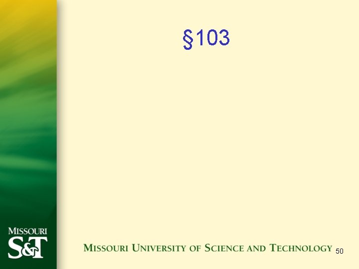 § 103 50 