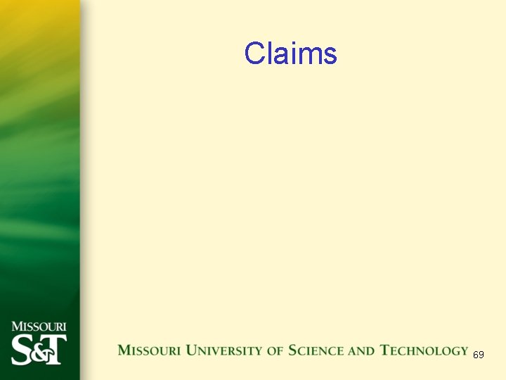 Claims 69 