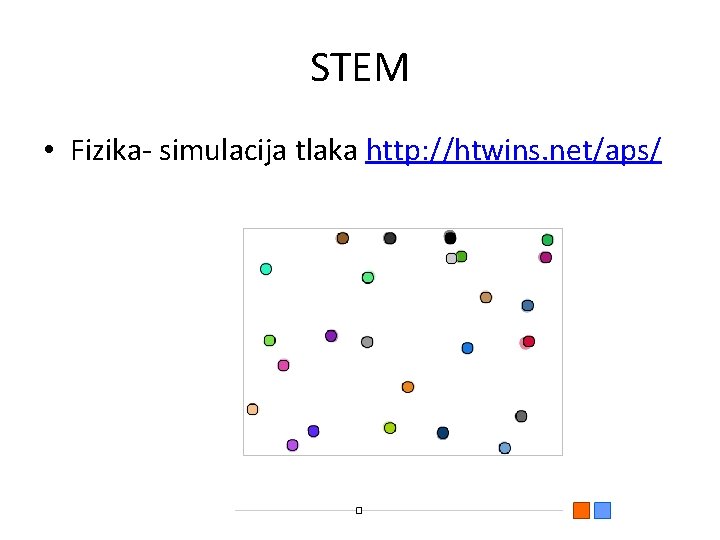 STEM • Fizika- simulacija tlaka http: //htwins. net/aps/ 