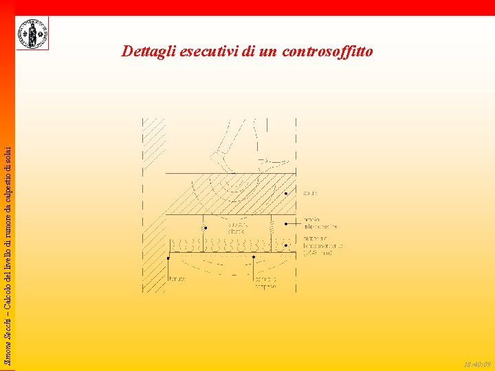 Simone Secchi – Calcolo del livello di rumore da calpestio di solai Dettagli esecutivi