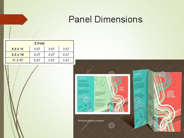 Panel Dimensions 