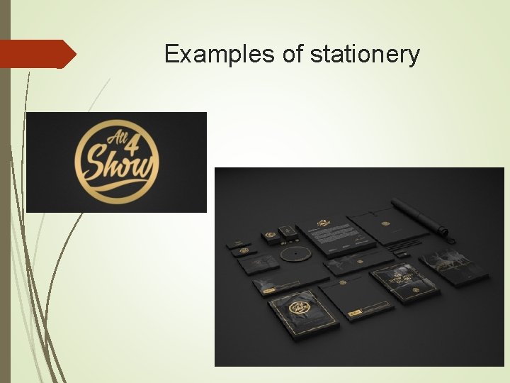 Examples of stationery 