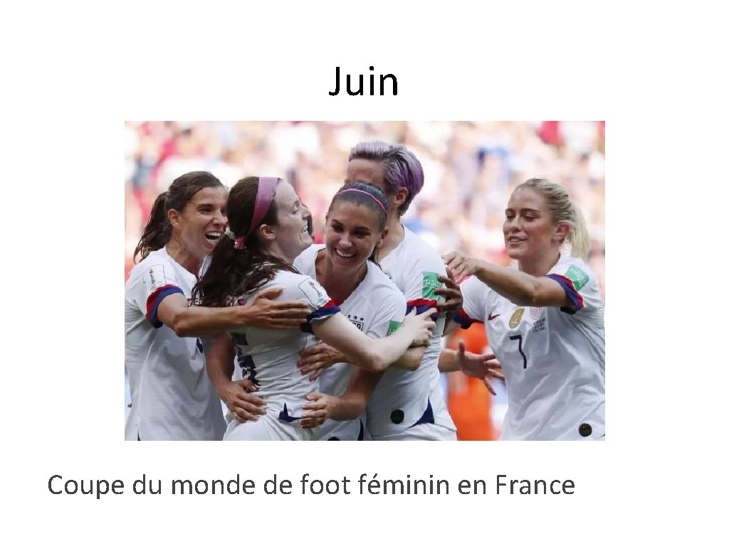 Juin Coupe du monde de foot féminin en France 