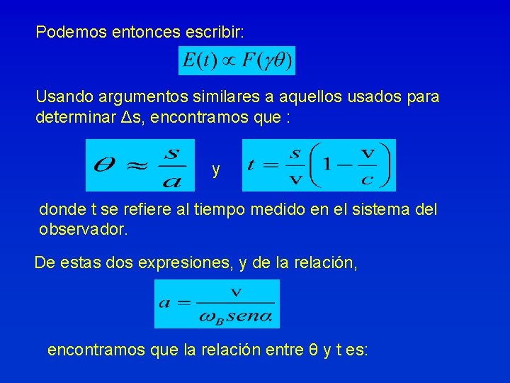 Podemos entonces escribir: Usando argumentos similares a aquellos usados para determinar Δs, encontramos que