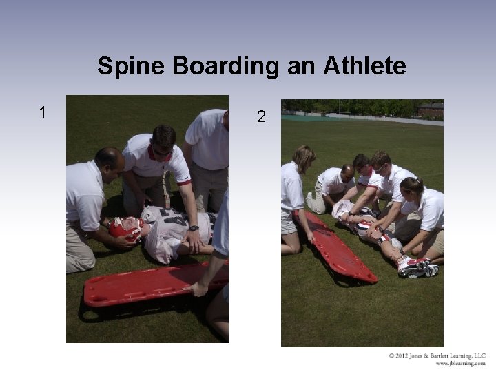 Spine Boarding an Athlete 1 2 