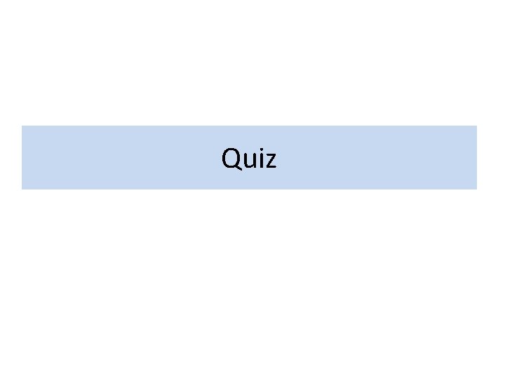 Quiz Quiz