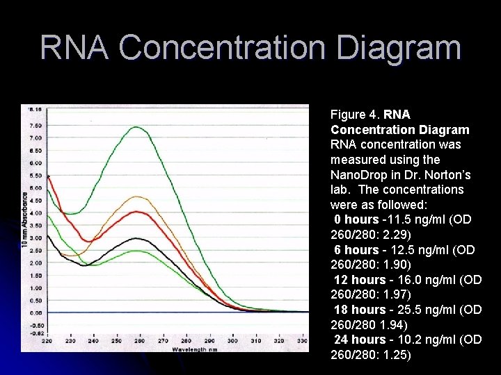 RNA Concentration Diagram Figure 4. RNA Concentration Diagram RNA concentration was measured using the