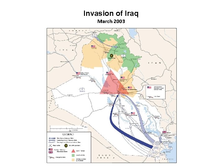 Invasion of Iraq March 2003 