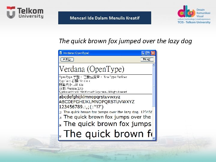 Mencari Ide Dalam Menulis Kreatif The quick brown fox jumped over the lazy dog Mencari Ide Dalam Menulis Kreatif The quick brown fox jumped over the lazy dog