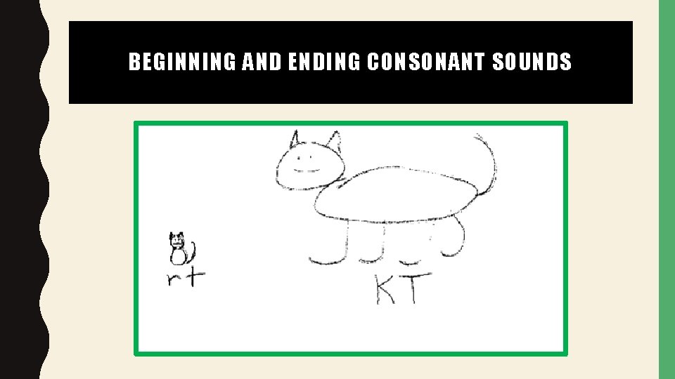 BEGINNING AND ENDING CONSONANT SOUNDS 
