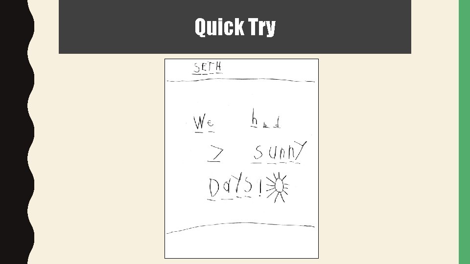 Quick Try 
