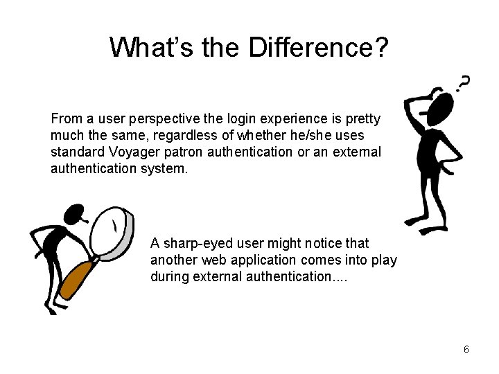 What’s the Difference? From a user perspective the login experience is pretty much the What’s the Difference? From a user perspective the login experience is pretty much the