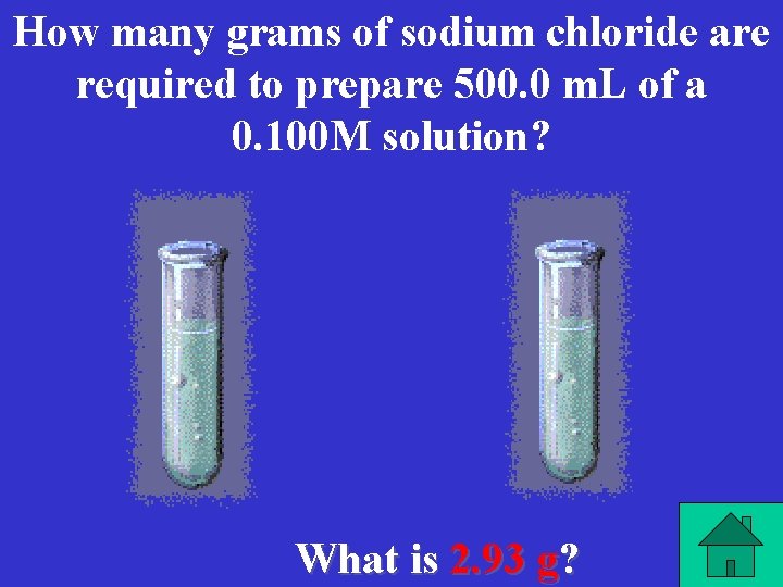 How many grams of sodium chloride are required to prepare 500. 0 m. L