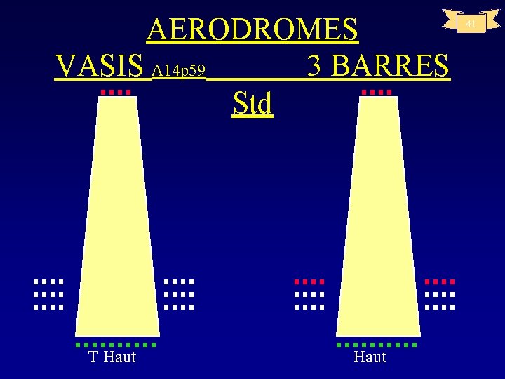 AERODROMES VASIS A 14 p 59 3 BARRES Std T Haut 41 