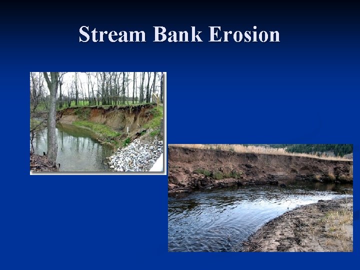 Stream Bank Erosion 