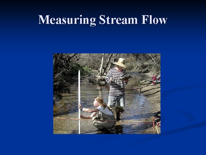 Measuring Stream Flow 