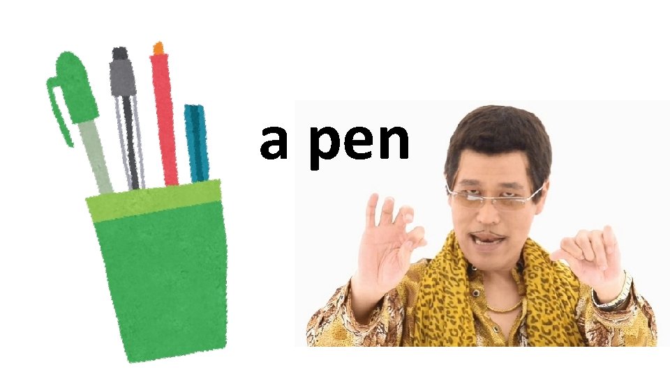 a pen 