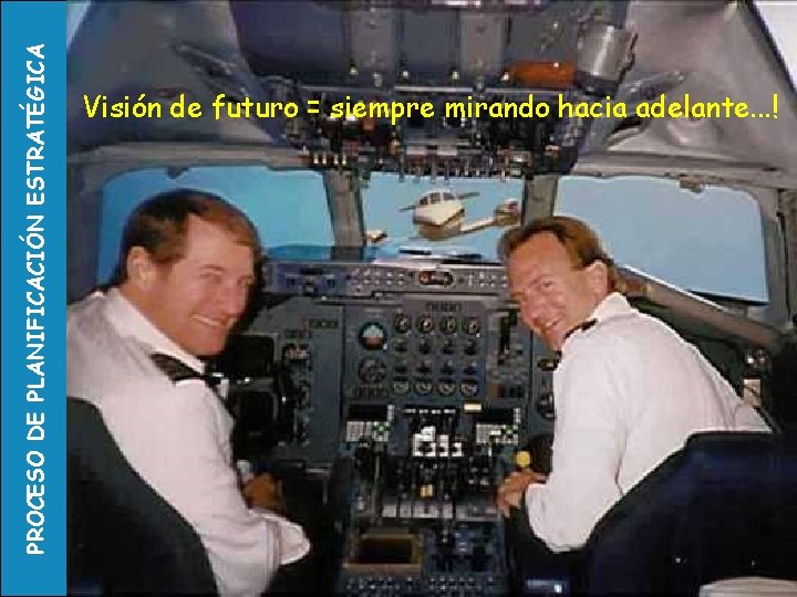 PROCESO DE PLANIFICACIÓN ESTRATÉGICA Visión de futuro = siempre mirando hacia adelante. . .