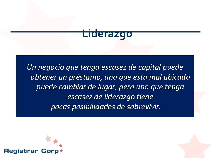 Liderazgo Un negocio que tenga escasez de capital puede obtener un préstamo, uno que Liderazgo Un negocio que tenga escasez de capital puede obtener un préstamo, uno que