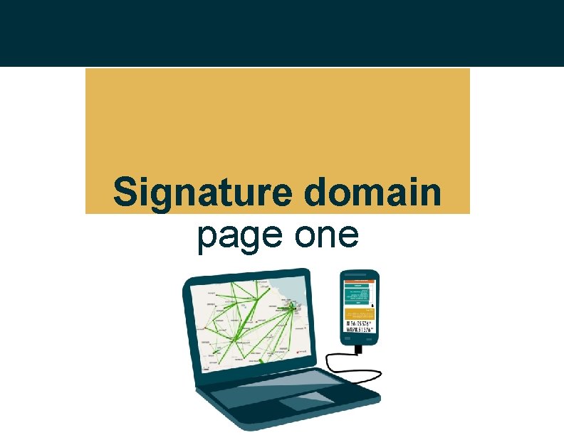 Signature domain page one 