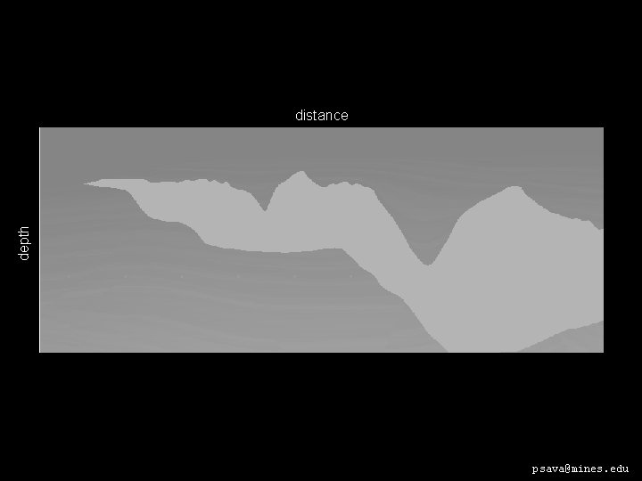 depth distance psava@mines. edu 