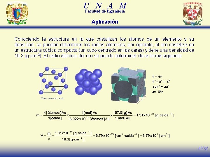 U N A M Facultad de Ingeniería Aplicación Conociendo la estructura en la que