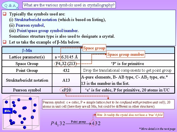 Q&A What are the various symbols used in crystallography? Typically the symbols used are: