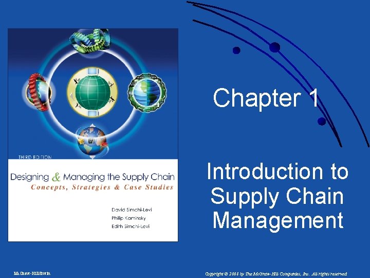 Chapter 1 Introduction to Supply Chain Management Mc